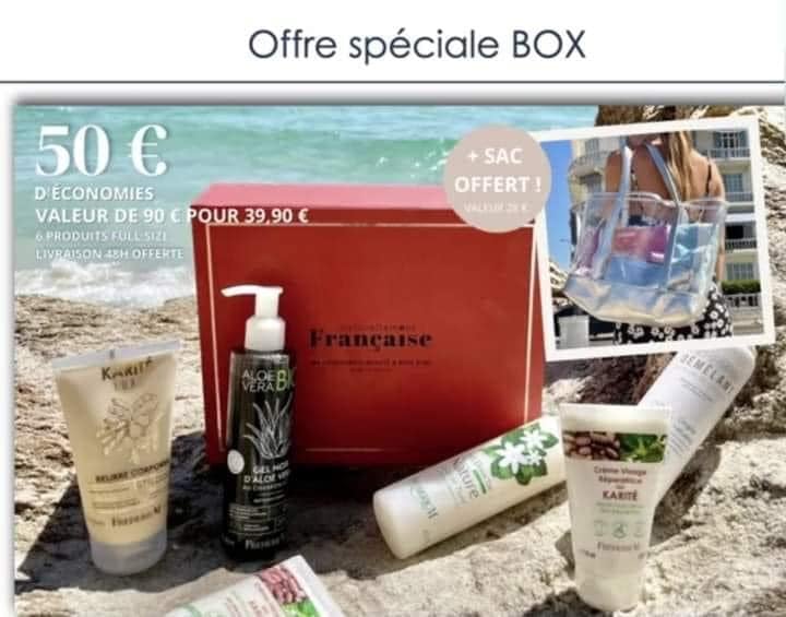 Mademoiselle Julia beauté et bien-être - Offre spéciale Box à la Française août 2021